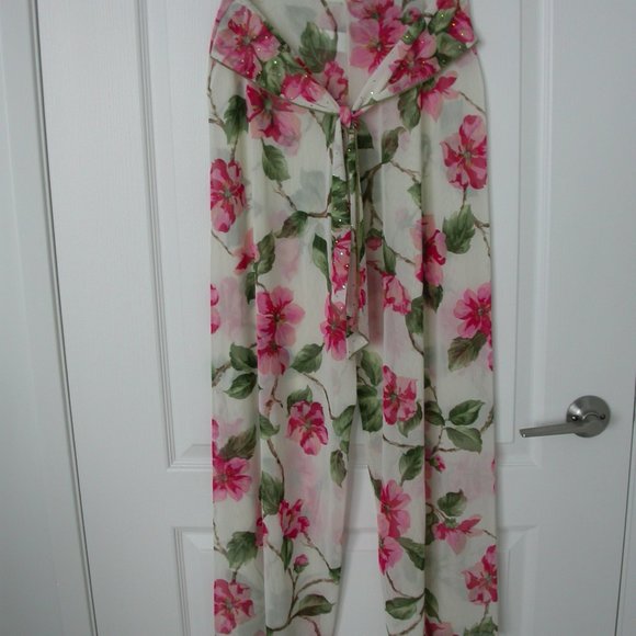 Floral Pallazzo Pants - Picture 1 of 4